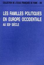 Les familles politiques en Europe occidentale au XIXe siècle