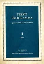 Terzo Programma. L'informazione culturale alla radio. Annata 1966, n. 4