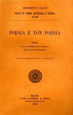 Poesia e non poesia. Note sulla letteratura europea del secolo decimonono