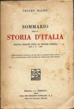 Sommario della storia d'Italia