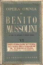 Opera Omnia di Benito Mussolini. Vol. VI