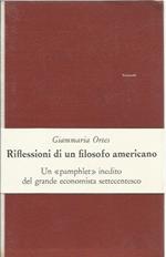 Riflessioni di un filosofo americano