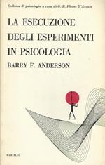 La Esecuzione degli esperimenti in psicologia