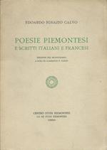 Poesie piemontesi e scritti italiani e francesi