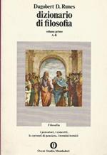 Dizionario di filosofia Volume I