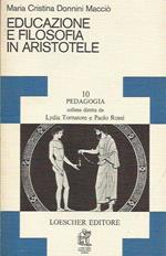 Educazione e filosofia in Aristotele