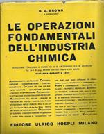 Le operazioni fondamentali dell'industria chimica