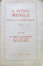 Gli esempi e gli insegnamenti di N. S. Gesù Cristo nella vita pubblica