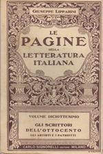 Gli scrittori dell’Ottocento: gli artisti e i patriotti