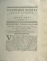 Ricerche fisiologiche sulle malattie, e deperimento d’alcune piante nelle serre, con un piano di costruzione di queste. Opuscoli scelti sulle scienze e sulle arti: parte II