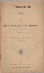 I. Jahresbericht (1887) der Section Innsbruck des D. u. Ö. Alpenvereins