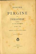 Memorie di Pergine e del perginese: anni 590-1800, raccolte da P. de Alessandrini, pubblicate a cura del Municipio di Pergine. Edizione fuori commercio