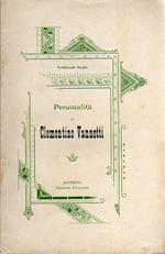 Personalità di Clementino Vannetti: quinta conferenza popolare tenuta per iniziativa della Società degli Studenti trentini il dì 10 settembre 1899 nella sala del Palazzo della Pubblica istruzione a Rovereto