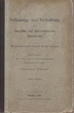 Verfassung und Verwaltung des Deutschen und Oesterreichischen Alpenvereins: ein Handbuch zum Gebrauch für die Sectionen