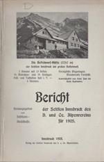 Bericht der Sektion Innsbruck des D. u. Ö. Alpenvereins für 1905