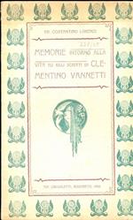 Memorie intorno alla vita ed agli scritti di Clementino Vannetti