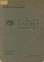 Comune di Rovereto: bollettino statistico annuale: puntata XV: comprendente le annate 1913-1921