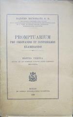 Promptuarium pro ordinandis et confessariis examinandis. Ed. Tertia aucta et ad normam codicis iuris canonici recognita