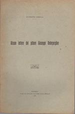 Alcune lettere del pittore Giuseppe Unterpergher. Estratto originale da: Atti del Reale Istituto veneto di scienze, lettere ed arti. - Venezia. - A. acc. 1925-1926, t.LXXXV, pt.II (lug. 1925)