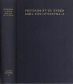 Festschrift zu Ehren Emil von Ottenthals. Schlern-Schriften 9