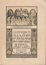 Contributi alla storia dei frati minori della provincia di Trento: nel VII centenario della morte di S. Francesco