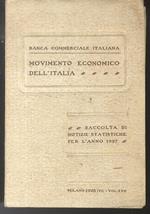 Movimento economico dell’Italia: Raccolta di notizie Statistiche per l’anno 1927. Movimento economico dell’Italia