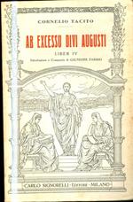 Ab excessu divi August: Liber 4. Introduzione e commento di Giuseppe Fabbri