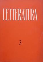 Letteratura: rivista trimestrale di letteratura contemporanea: Anno I - Numero 3 - Aprile 1937 - XV