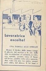 Lavoratrice ascolta