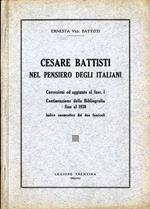 Cesare Battisti nel pensiero degli italiani: correzioni ed aggiunte al fasc. I., continuazione della bibliografia fino al 1938, indice onomastico dei due fascicoli