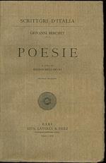 Poesie. A cura di Egidio Bellorini. Scrittori d’Italia 18