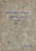 Bartolomea Capitanio e Vincenza Gerosa sante. Anno santo 18 maggio 1950