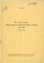 La causa trentina nella missione di Giovanni Prati a Parigi nel 1866: (con lettere inedite)