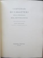 Campionari di caratteri nella tipografia del Settecento. Documenti sulle arti del libro 2