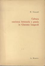 Cultura, coscienza letteraria e poesia in Giacomo Leopardi. Documenti e studi leopardiani 1