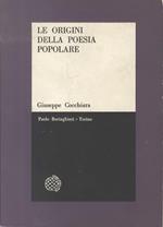 Le origini della poesia popolare