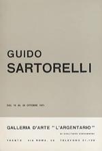 Guido Sartorelli: dal 16 al 30 ottobre 1971