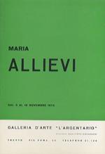 Maria Allievi: dal 3 al 18 novembre 1973