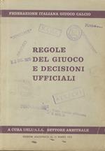 Regole del giuoco e decisioni ufficiali. Edizione aggiornata al 31.3.1973