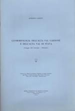 Geomorfologia dell’alta Val Gardonè e dell’alta Val di Stava (Gruppo del Latermar-Dolomiti). Estr. originale da: Memorie del Museo Tridentino di Scienze Naturali, v. 23