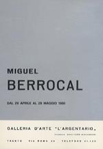 Miguel Berrocal: dal 29 aprile al 28 maggio 1980