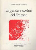 Leggende e costumi del Trentino. Ed. italiana. Inserto redaz.