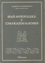 Realtà antropologica e comunicazioni audiovisive