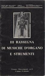 III Rassegna di musiche d’organo e strumenti: Civezzano, Chiesa arcipretale, 13 giugno-19 settembre