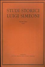 Studi storici Luigi Simeoni. V. XXXII (1982)