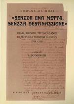 Senzza una metta, senzza destinazzione: diari, ricordi, testimonianze di profughi trentini in esilio: 1914-1919