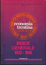 Economia trentina: indice generale 1952-1991