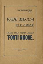 Vade mecum per le massaie. Acque Minerali San Pellegrino. Omaggio della Società anonima ”Fonti nuove”