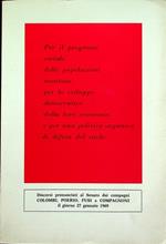 Per il progresso sociale delle popolazioni montane per lo sviluppo democratico della loro economia e per una politica organica di difesa del suolo. Discorsi pronunciati al Senato dai compagni Colombi, Poerio, Fusi e Compagnoni