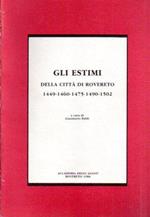 Gli estimi della città di Rovereto: 1449-1460-1475-1490-1502